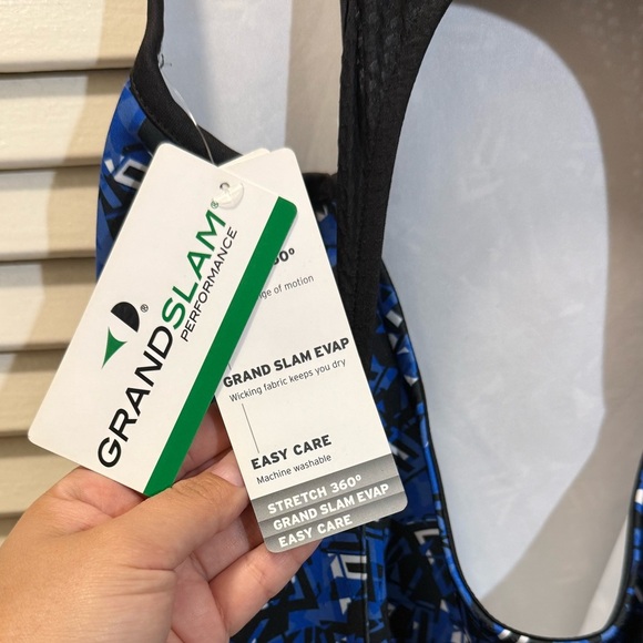 Grand Slam Performance Tennis Dress Blue Tattoo - Picture 4 of 4